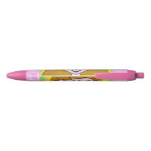 Schattige Merry Pink Blauwe Inkt Pen (Achterkant)