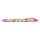 Schattige Merry Pink Blauwe Inkt Pen (Bovenkant)