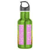 Schattige Merry Pink Waterfles (Achterkant)