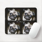 schattige, met blauwe ogen bezielde Thunder_Cove Muismat (Met muis)