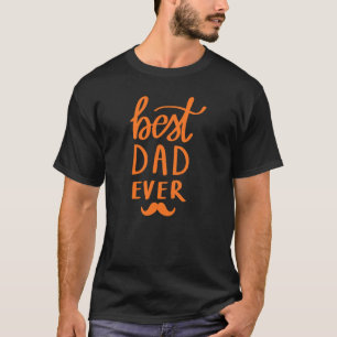 Schattige met de hand getekende Vaderdag Werelds B T-shirt