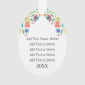 Schattige-mexicaans Ornament (achterkant)