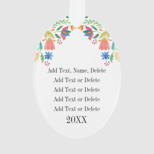 Schattige-mexicaans Ornament (achterkant)