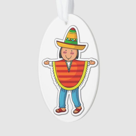 Schattige-mexicaans Ornament (voorkant)