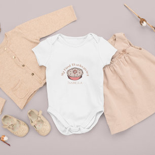 Schattige Mijn eerste Thanksgiving Blueberry Pie B Romper