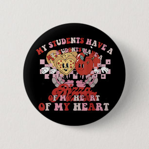 Schattige Mijn studenten hebben een Pizza-mijn-har Ronde Button 5,7 Cm