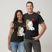 Schattige Milk Mocha Bedtime Story altijd kus me G T-shirt (Unisex)