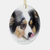 Schattige mini Aussie Gift Assortation Keramisch Ornament (Rechts)