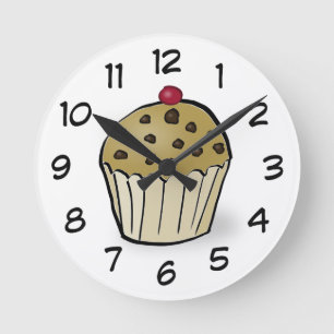 Schattige Mini Muffin Ronde Klok