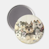 SCHATTIGE Mini Schnauzer Magneet (Voorkant / Achterkant)