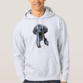 Schattige miniatuur poedel hoodie (Voorkant)
