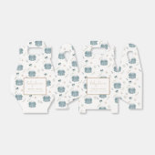 Schattige Minimal Boho Kleding Pattern Baby shower Bedankdoosjes (Uitgevouwen)