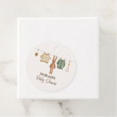 Schattige Minimal Boho Winter Jongenskleding Baby  Bedankjes Labels (In situ)