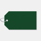 Schattige Minimal Elegant Retro Groen Vrolijk Kers Cadeaulabel (Achterkant Horizontaal)