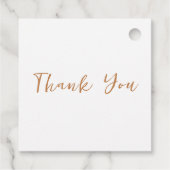 Schattige Minimal Neutral Boho Rainbow Baby shower Bedankjes Labels (Achterkant)