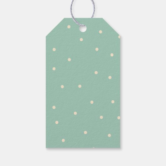 Schattige minimalistisch Bearly Wait-Baby shower Cadeaulabel (Achterkant)