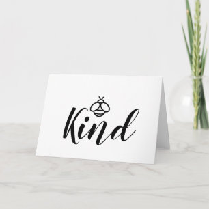 Schattige minimalistisch honingbij grafisch ontwer kaart