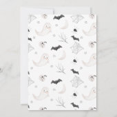 Schattige minimalistisch Little Boo Baby shower Kaart (Achterkant)