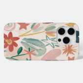Schattige minimalistisch meisje Case-Mate iPhone case (Achterkant (horizontaal))