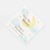 Schattige minimalistisch over de maan Baby shower Servet (Hoek)