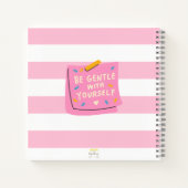 Schattige minimalistisch zelfzorgjournaal notitieboek (Achterkant)