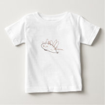 Schattige Minimalistische Egel Krabbeltekening voo