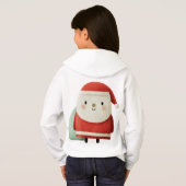 Schattige Minimalistische Kerstman (Achterkant volledig)