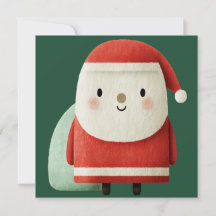 Schattige Minimalistische Kerstman