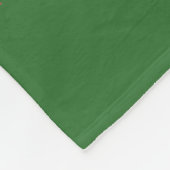 Schattige Minimalistische Kerstman Fleece Deken (Hoek)