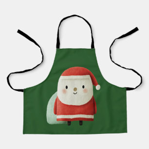 Schattige Minimalistische Kerstman Schort