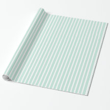 Schattige Mint Green en White Striped