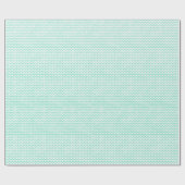 Schattige Mint Groen Chevron Patroon Cadeaupapier (Vlak)