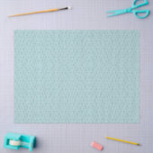 Schattige Mint Mini Bloem Tissuepapier (Craft)