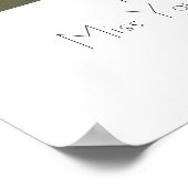 Schattige Miss You Poster! Poster (Hoek)