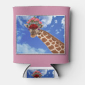 Schattige "Missy Giraffe" Blikjeskoeler (Voorkant)