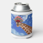 Schattige "Missy Giraffe" Blikjeskoeler (Blikje Achterkant)