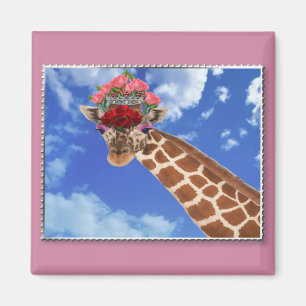 Schattige "Missy Giraffe" Magneet