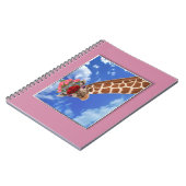 Schattige "Missy Giraffe" Notitieboek (Linkerzijde)