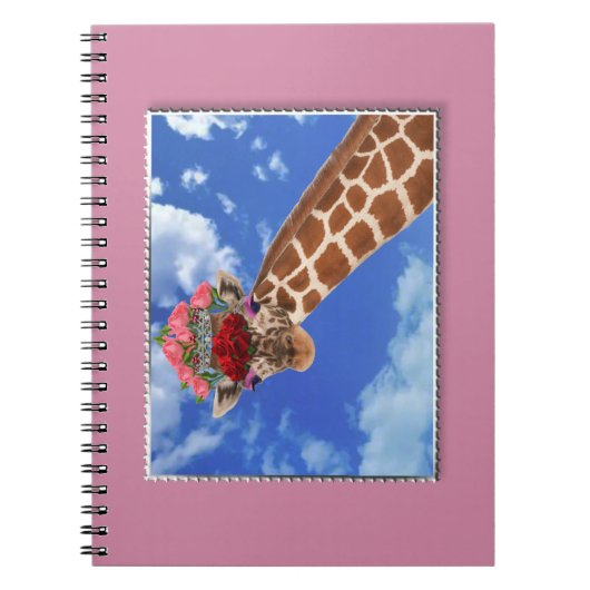 Schattige "Missy Giraffe" Notitieboek (Voorkant)