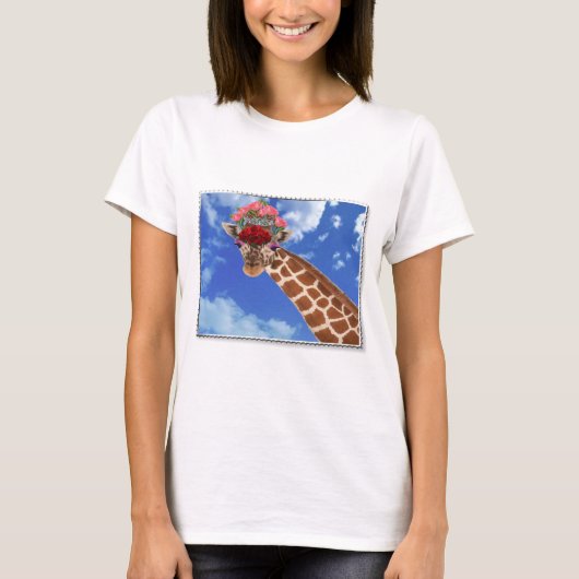 Schattige "Missy Giraffe" T-shirt (Voorkant)
