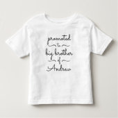 Schattige Modern Big Brother Sister Minimal Typogr Kinder Shirts (Voorkant)