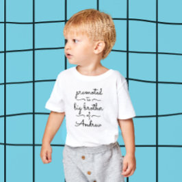 Schattige Modern Big Brother Sister Minimal Typogr Kinder Shirts