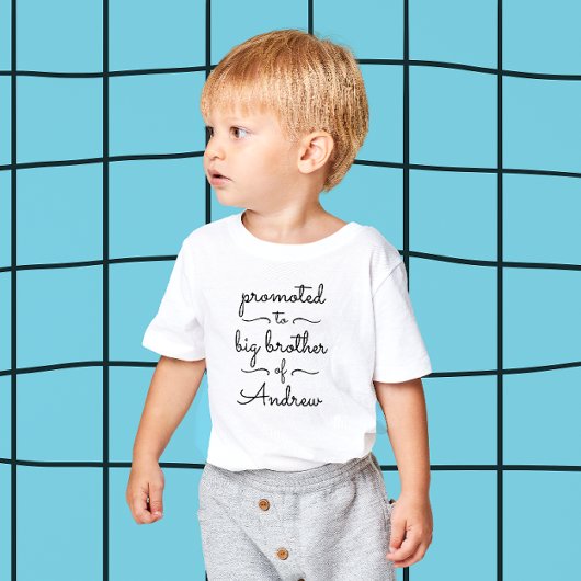 Schattige Modern Big Brother Sister Minimal Typogr Kinder Shirts