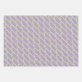 Schattige Modern Classic Candy Cane Kerstcadeau Inpakpapier Vel (Voorkant 2)