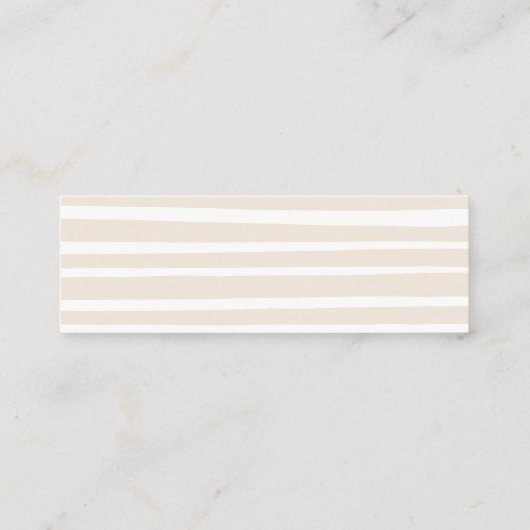 Schattige modern Display douchekaartinzetstuk Mini Visitekaartje (Achterkant)