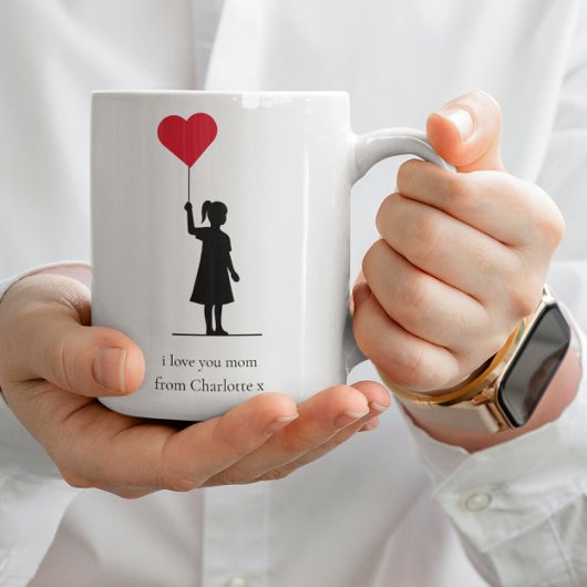 Schattige modern eenvoudig minimaal koffiemok