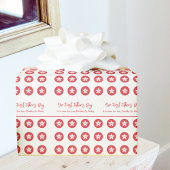 Schattige Modern Eenvoudig Papa Eerste Vaders Dag Cadeaupapier