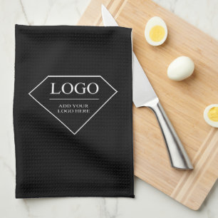 Schattige modern elegant gepersonaliseerd huwelijk theedoek