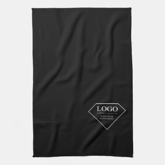 Schattige modern elegant gepersonaliseerd huwelijk theedoek (Verticaal)