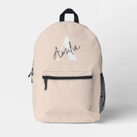 Schattige modern elegant roze monogram